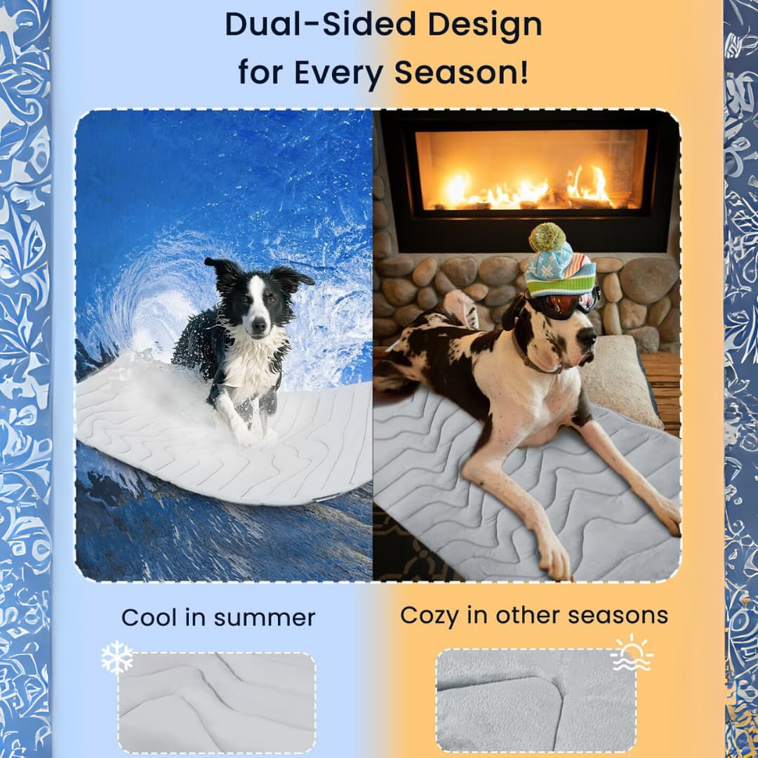 CoolTail™ Chill & Cozy Dog Mat - Moiasun