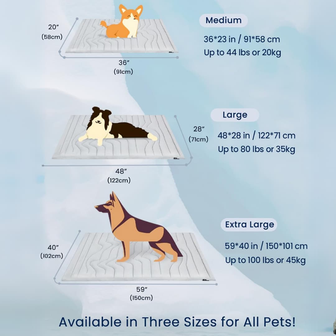 CoolTail™ Chill & Cozy Dog Mat - Moiasun