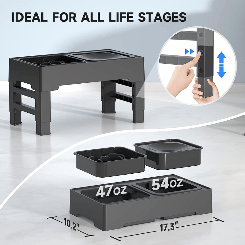 ElevateDine™ 2-in-1 Slow Feeder - MOIASUN