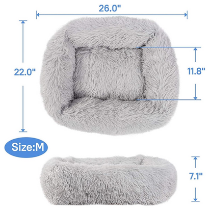 CozyCube™ Plush Dog Bed - MOIASUN