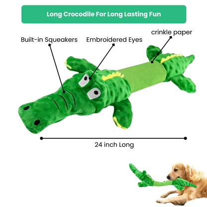 CrocBite™ Tough Squeaky Playmate - MOIASUN