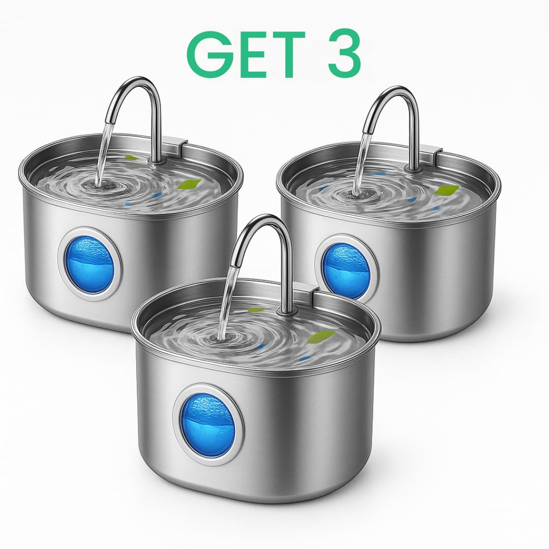 AquaLick™ Automatic Stainless Steel Dog Water fountain - Moiasun