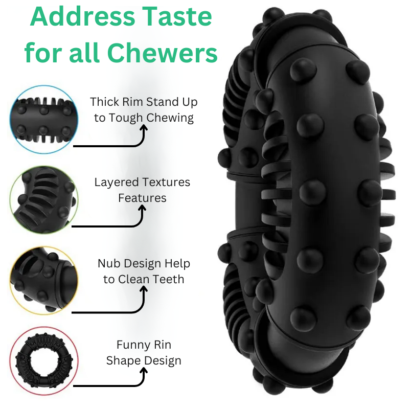 ToughDonut™ Indestructible Ring Toy for Heavy Chewers - MOIASUN