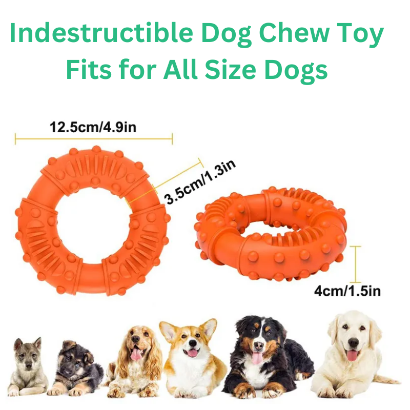 ToughDonut™ Indestructible Ring Toy for Heavy Chewers - MOIASUN