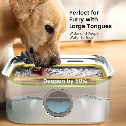 AquaLick™ Automatic Stainless Steel Dog Water fountain - Moiasun
