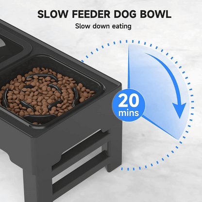 ElevateDine™ 2-in-1 Slow Feeder - MOIASUN