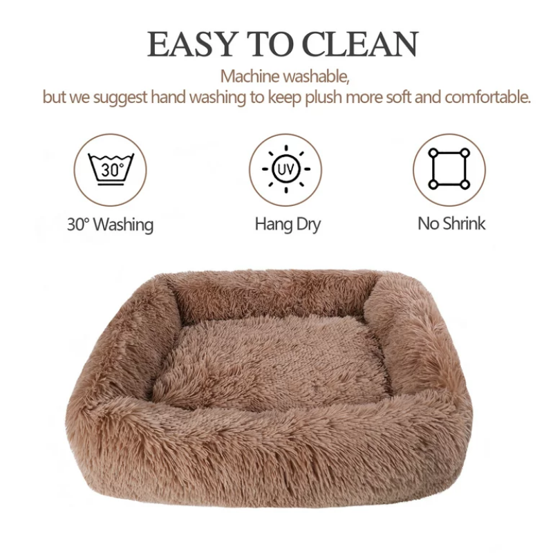 CozyCube™ Plush Dog Bed - MOIASUN