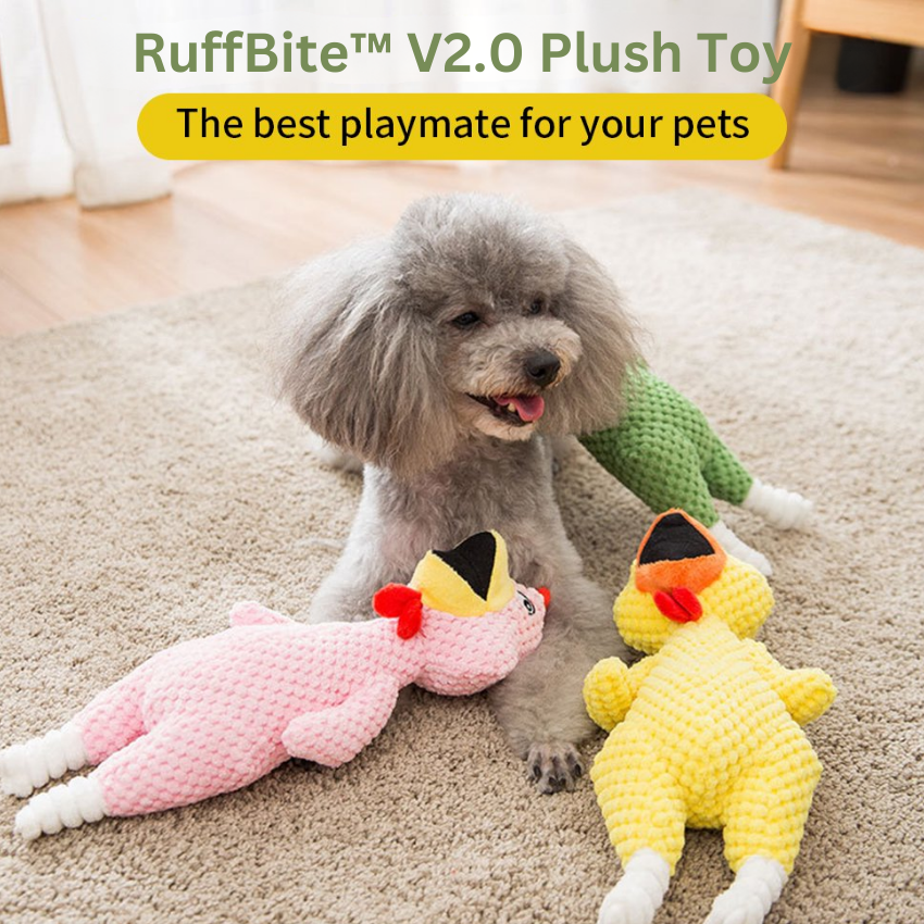 RuffBite™ V2.0 Plush Toy for Your Furry Friend - MOIASUN