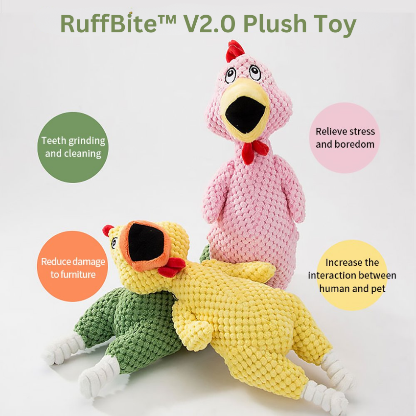 RuffBite™ V2.0 Plush Toy for Your Furry Friend - MOIASUN