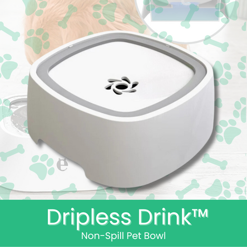 Dripless Drink™ Non-Spill Pet Bowl - MOIASUN