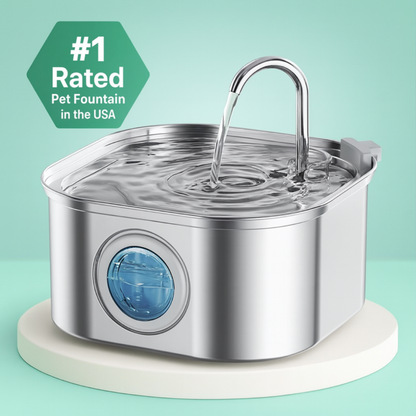 AquaLick™ Automatic Stainless Steel Dog Water fountain - Moiasun