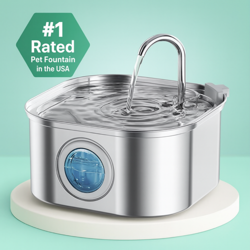 AquaLick™ Automatic Stainless Steel Dog Water fountain - Moiasun