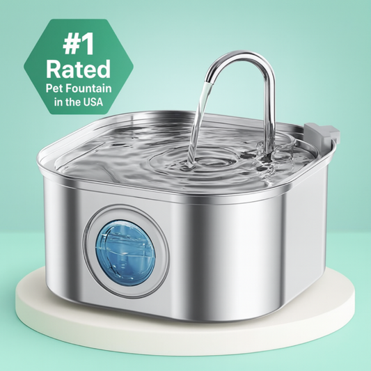AquaLick™ Automatic Stainless Steel Dog Water fountain - Moiasun