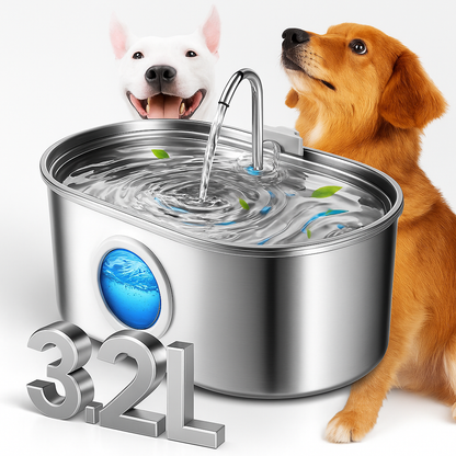AquaLick™ Automatic Stainless Steel Dog Water fountain - Moiasun
