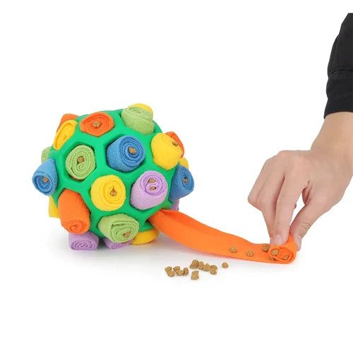 Pet Dog Snuffle Mat Ball Toy Pet Snuffle Ball Foraging Skills Slow Food  Training Bite Snuffle Ball - China Snuffle Ball Snuffle Ball for Dogs and  Skills Portable Pet Snuffle Ball Toy