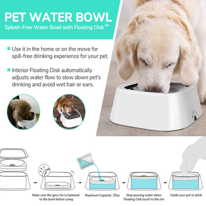 Dripless Drink™ Non-Spill Pet Bowl - MOIASUN